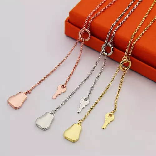 Cheap Hermes Necklaces #1302340 Replica Wholesale [$25.00 USD] [ITEM#1302340] on Replica Hermes Necklaces