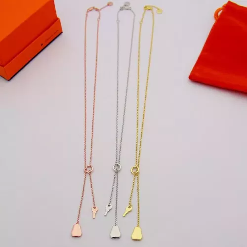 Cheap Hermes Necklaces #1302340 Replica Wholesale [$25.00 USD] [ITEM#1302340] on Replica Hermes Necklaces