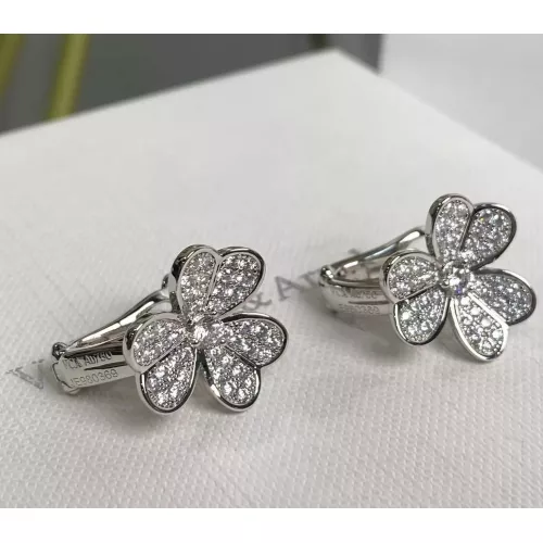 Cheap Van Cleef &amp; Arpels Earrings For Women #1302527 Replica Wholesale [$52.00 USD] [ITEM#1302527] on Replica Van Cleef &amp; Arpels Earrings