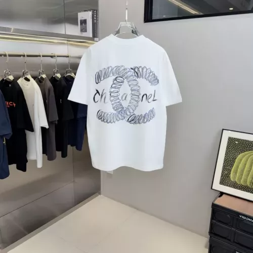 Cheap Chanel T-Shirts Short Sleeved For Unisex #1302561 Replica Wholesale [$41.00 USD] [ITEM#1302561] on Replica Chanel T-Shirts