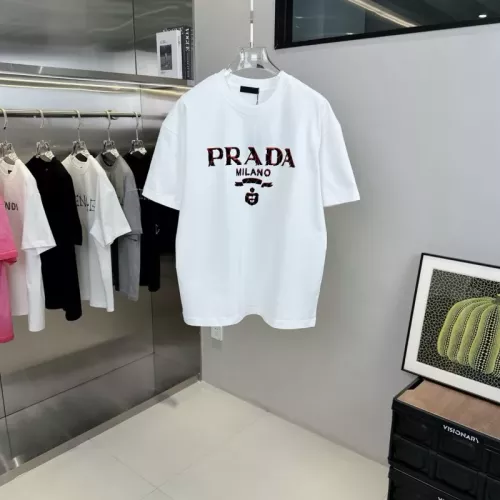 Prada T-Shirts Short Sleeved For Unisex #1302701