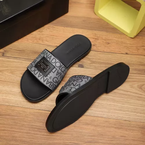 Cheap Dolce &amp; Gabbana D&amp;G Slippers For Men #1302876 Replica Wholesale [$60.00 USD] [ITEM#1302876] on Replica Dolce &amp; Gabbana D&amp;G Slippers