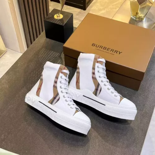 Cheap Burberry High Tops Shoes For Women #1302884 Replica Wholesale [$105.00 USD] [ITEM#1302884] on Replica Burberry High Tops Shoes