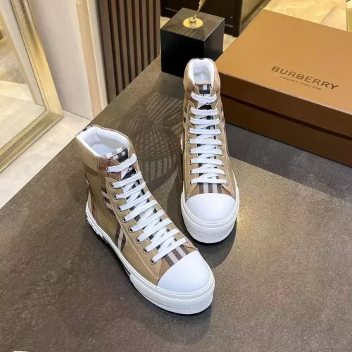 Cheap Burberry High Tops Shoes For Men #1302885 Replica Wholesale [$105.00 USD] [ITEM#1302885] on Replica Burberry High Tops Shoes