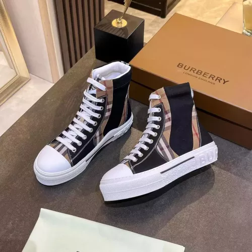 Cheap Burberry High Tops Shoes For Men #1302887 Replica Wholesale [$105.00 USD] [ITEM#1302887] on Replica Burberry High Tops Shoes