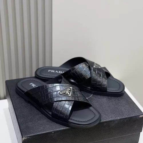 Cheap Prada Slippers For Men #1302931 Replica Wholesale [$92.00 USD] [ITEM#1302931] on Replica Prada Slippers