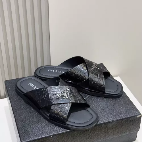 Cheap Prada Slippers For Men #1302932 Replica Wholesale [$92.00 USD] [ITEM#1302932] on Replica Prada Slippers