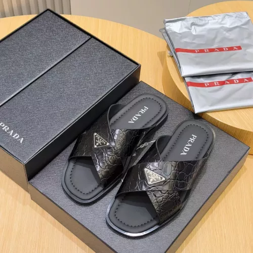 Cheap Prada Slippers For Men #1302932 Replica Wholesale [$92.00 USD] [ITEM#1302932] on Replica Prada Slippers