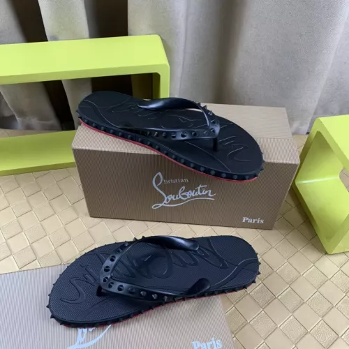 Cheap Christian Louboutin CL Slippers For Men #1303014 Replica Wholesale [$56.00 USD] [ITEM#1303014] on Replica Christian Louboutin CL Slippers