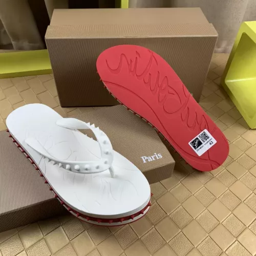 Cheap Christian Louboutin CL Slippers For Men #1303022 Replica Wholesale [$64.00 USD] [ITEM#1303022] on Replica Christian Louboutin CL Slippers