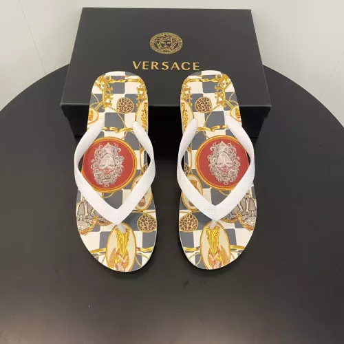 Cheap Versace Slippers For Men #1303112 Replica Wholesale [$48.00 USD] [ITEM#1303112] on Replica Versace Slippers