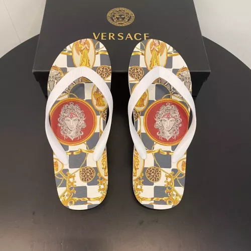 Cheap Versace Slippers For Men #1303112 Replica Wholesale [$48.00 USD] [ITEM#1303112] on Replica Versace Slippers