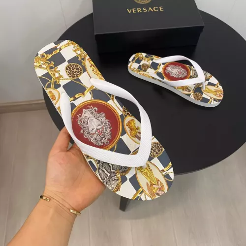 Cheap Versace Slippers For Men #1303112 Replica Wholesale [$48.00 USD] [ITEM#1303112] on Replica Versace Slippers