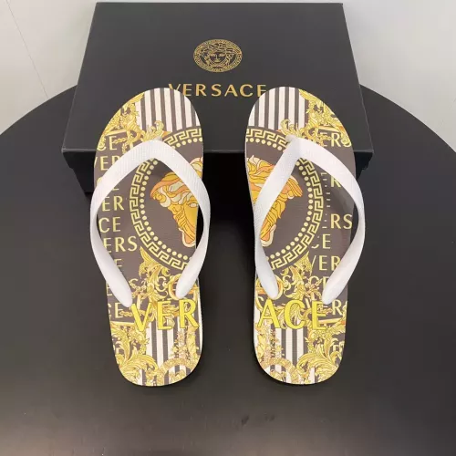 Cheap Versace Slippers For Men #1303117 Replica Wholesale [$48.00 USD] [ITEM#1303117] on Replica Versace Slippers