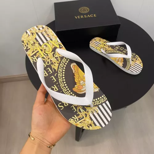 Cheap Versace Slippers For Men #1303117 Replica Wholesale [$48.00 USD] [ITEM#1303117] on Replica Versace Slippers