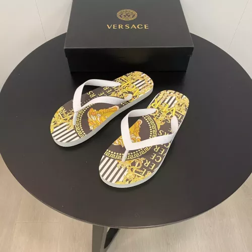 Cheap Versace Slippers For Men #1303117 Replica Wholesale [$48.00 USD] [ITEM#1303117] on Replica Versace Slippers