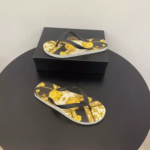 Cheap Versace Slippers For Men #1303123 Replica Wholesale [$48.00 USD] [ITEM#1303123] on Replica Versace Slippers