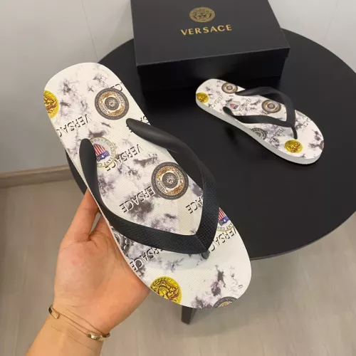 Cheap Versace Slippers For Men #1303129 Replica Wholesale [$48.00 USD] [ITEM#1303129] on Replica Versace Slippers