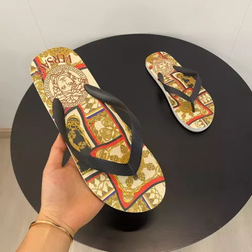 Cheap Versace Slippers For Men #1303133 Replica Wholesale [$48.00 USD] [ITEM#1303133] on Replica Versace Slippers