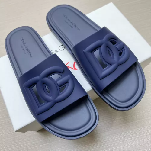 Cheap Dolce &amp; Gabbana D&amp;G Slippers For Men #1303184 Replica Wholesale [$52.00 USD] [ITEM#1303184] on Replica Dolce &amp; Gabbana D&amp;G Slippers