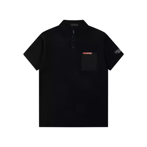 Cheap Prada T-Shirts Short Sleeved For Men #1303185 Replica Wholesale [$40.00 USD] [ITEM#1303185] on Replica Prada T-Shirts