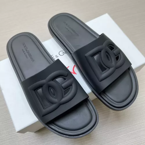 Cheap Dolce &amp; Gabbana D&amp;G Slippers For Men #1303187 Replica Wholesale [$52.00 USD] [ITEM#1303187] on Replica Dolce &amp; Gabbana D&amp;G Slippers