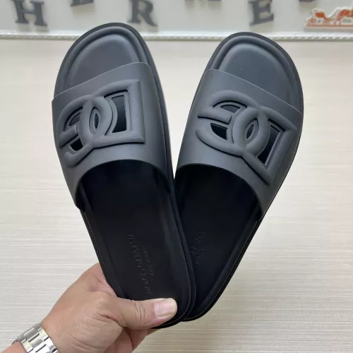 Cheap Dolce &amp; Gabbana D&amp;G Slippers For Men #1303187 Replica Wholesale [$52.00 USD] [ITEM#1303187] on Replica Dolce &amp; Gabbana D&amp;G Slippers