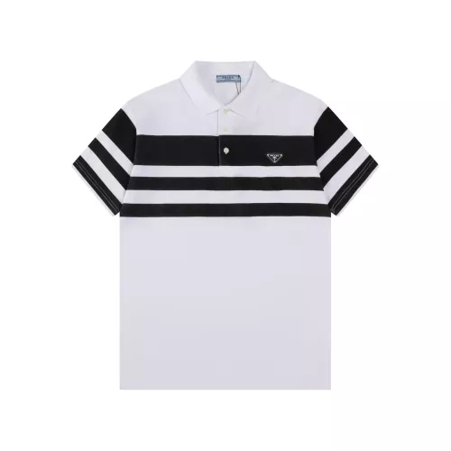 Cheap Prada T-Shirts Short Sleeved For Men #1303188 Replica Wholesale [$41.00 USD] [ITEM#1303188] on Replica Prada T-Shirts