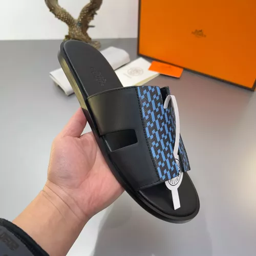 Cheap Hermes Slippers For Men #1303274 Replica Wholesale [$48.00 USD] [ITEM#1303274] on Replica Hermes Slippers