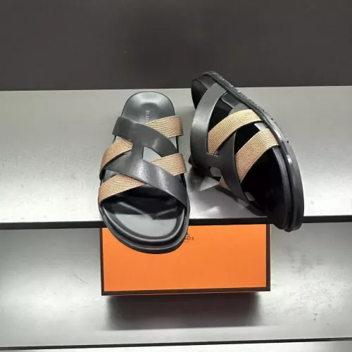 Cheap Hermes Slippers For Men #1303322 Replica Wholesale [$60.00 USD] [ITEM#1303322] on Replica Hermes Slippers