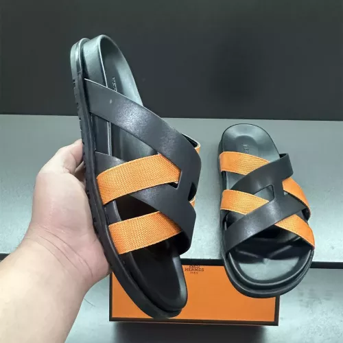 Cheap Hermes Slippers For Men #1303323 Replica Wholesale [$60.00 USD] [ITEM#1303323] on Replica Hermes Slippers