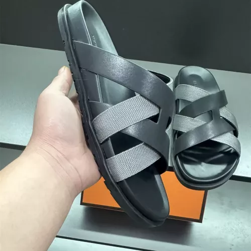 Cheap Hermes Slippers For Men #1303324 Replica Wholesale [$60.00 USD] [ITEM#1303324] on Replica Hermes Slippers