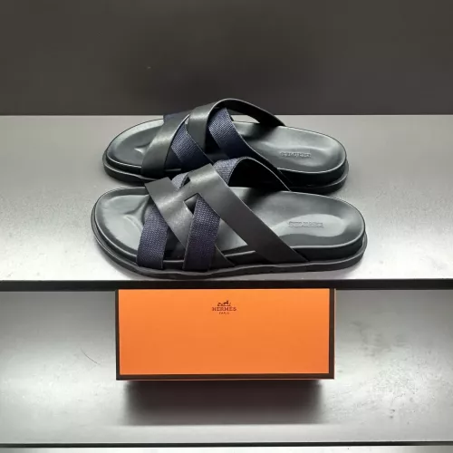 Cheap Hermes Slippers For Men #1303326 Replica Wholesale [$60.00 USD] [ITEM#1303326] on Replica Hermes Slippers