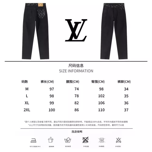 Cheap Louis Vuitton LV Jeans For Men #1303383 Replica Wholesale [$48.00 USD] [ITEM#1303383] on Replica Louis Vuitton LV Jeans