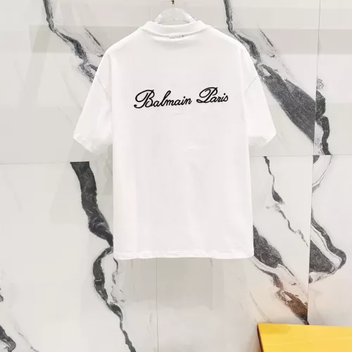 Cheap Balmain T-Shirts Short Sleeved For Unisex #1303481 Replica Wholesale [$41.00 USD] [ITEM#1303481] on Replica Balmain T-Shirts