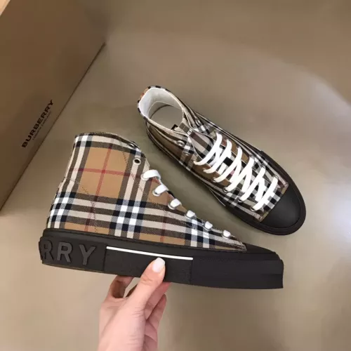 Cheap Burberry High Tops Shoes For Men #1303596 Replica Wholesale [$82.00 USD] [ITEM#1303596] on Replica Burberry High Tops Shoes