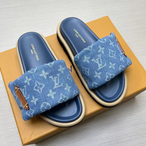 Cheap Louis Vuitton Slippers For Women #1303734 Replica Wholesale [$72.00 USD] [ITEM#1303734] on Replica Louis Vuitton Slippers