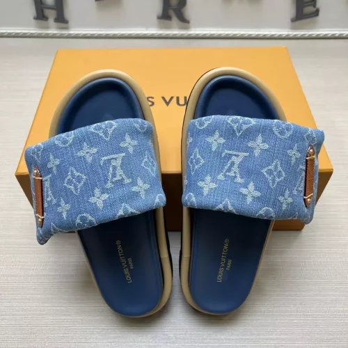 Cheap Louis Vuitton Slippers For Women #1303734 Replica Wholesale [$72.00 USD] [ITEM#1303734] on Replica Louis Vuitton Slippers