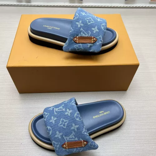 Cheap Louis Vuitton Slippers For Women #1303734 Replica Wholesale [$72.00 USD] [ITEM#1303734] on Replica Louis Vuitton Slippers