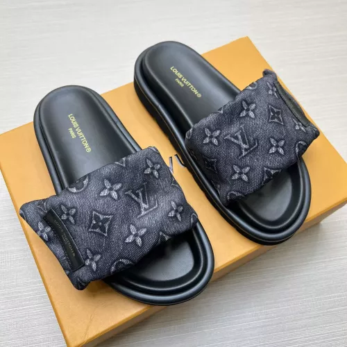 Cheap Louis Vuitton Slippers For Men #1303741 Replica Wholesale [$72.00 USD] [ITEM#1303741] on Replica Louis Vuitton Slippers