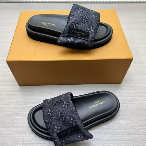 Cheap Louis Vuitton Slippers For Men #1303741 Replica Wholesale [$72.00 USD] [ITEM#1303741] on Replica Louis Vuitton Slippers