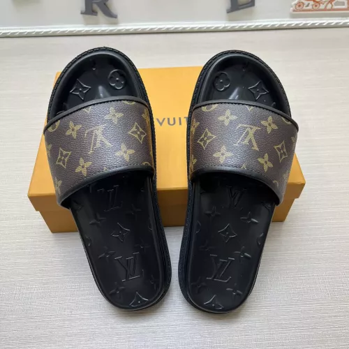 Cheap Louis Vuitton Slippers For Men #1303742 Replica Wholesale [$56.00 USD] [ITEM#1303742] on Replica Louis Vuitton Slippers