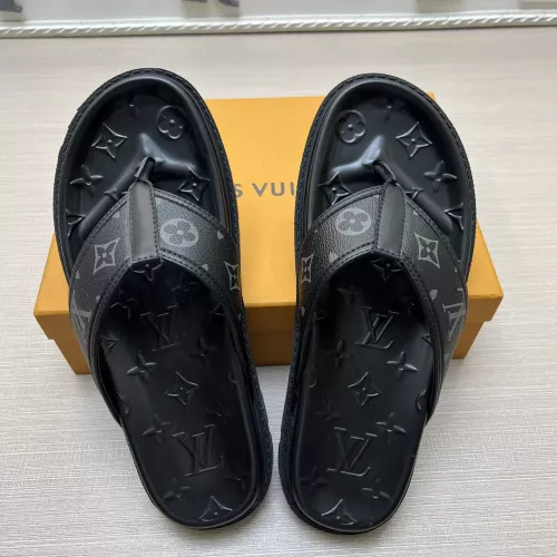 Cheap Louis Vuitton Slippers For Men #1303747 Replica Wholesale [$56.00 USD] [ITEM#1303747] on Replica Louis Vuitton Slippers