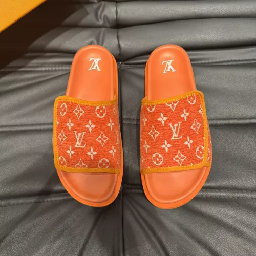 Cheap Louis Vuitton Slippers For Men #1303748 Replica Wholesale [$56.00 USD] [ITEM#1303748] on Replica Louis Vuitton Slippers