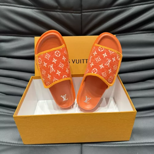 Cheap Louis Vuitton Slippers For Men #1303748 Replica Wholesale [$56.00 USD] [ITEM#1303748] on Replica Louis Vuitton Slippers