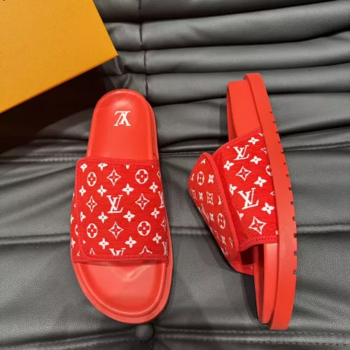 Cheap Louis Vuitton Slippers For Men #1303749 Replica Wholesale [$56.00 USD] [ITEM#1303749] on Replica Louis Vuitton Slippers