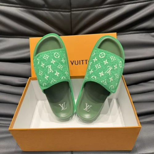 Cheap Louis Vuitton Slippers For Men #1303750 Replica Wholesale [$56.00 USD] [ITEM#1303750] on Replica Louis Vuitton Slippers