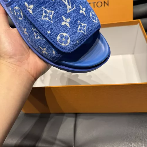 Cheap Louis Vuitton Slippers For Men #1303751 Replica Wholesale [$56.00 USD] [ITEM#1303751] on Replica Louis Vuitton Slippers