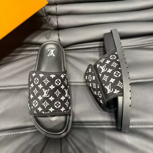 Cheap Louis Vuitton Slippers For Men #1303752 Replica Wholesale [$56.00 USD] [ITEM#1303752] on Replica Louis Vuitton Slippers