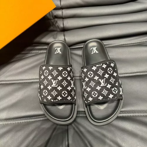 Cheap Louis Vuitton Slippers For Men #1303752 Replica Wholesale [$56.00 USD] [ITEM#1303752] on Replica Louis Vuitton Slippers